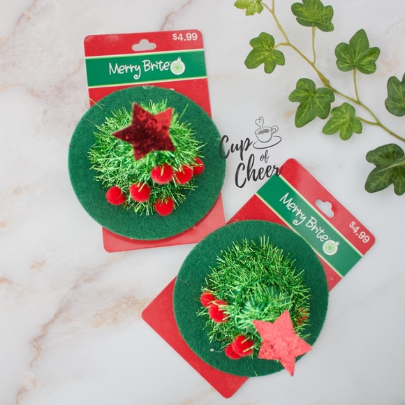 ✨2/$10 🎄Christmas Tree Barrette - Picture 2 of 3
